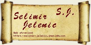 Selimir Jelenić vizit kartica